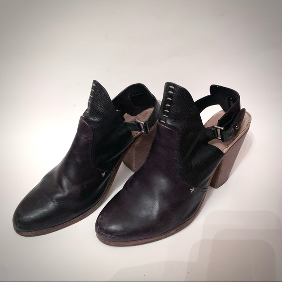 Rag & Bone black leather mules - Picture 1 of 4